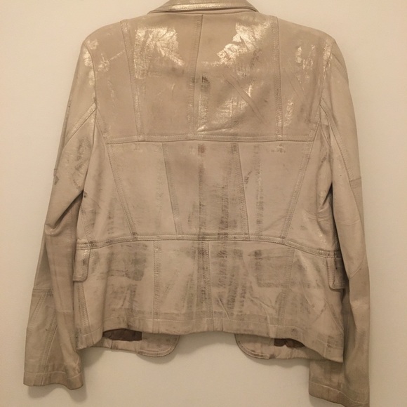 DKNY 100% leather jacket rare find! Made in Italy - Picture 7 of 12